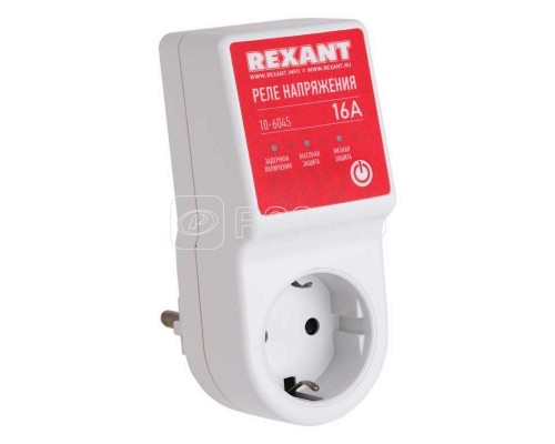 Реле напряжения «вилка-розетка» 16А Rexant 10-6045
