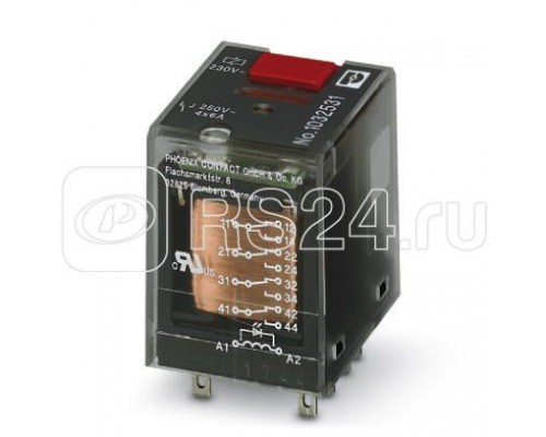 Реле одиночное REL-IR-BL/L-230AC/4X21 (уп.10шт.) Phoenix Contact 1032531