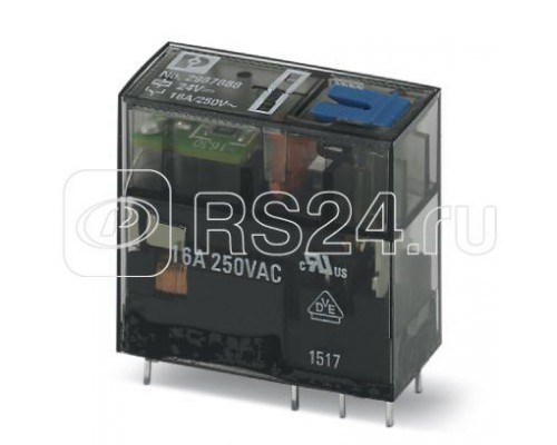 Реле одиночное REL-MR- 24DC/21HC/MS Phoenix Contact 2987888