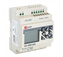 Реле программируемое 10 входов/выходов с дисплеем 230В PRO-Relay PROxima EKF ILR-10DR-230A