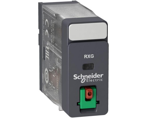 Реле промежуточное 10А 1СО~230В кнопка тест. SchE RXG11P7