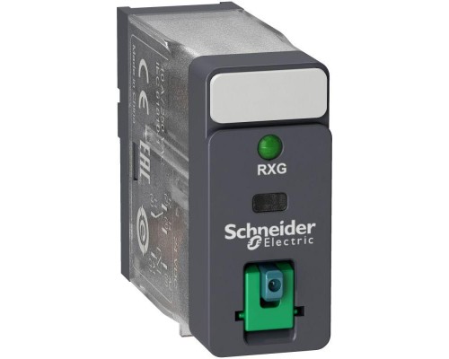 Реле промежуточное 10А 1СО=24В кнопка+LED SchE RXG12BD