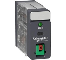 Реле промежуточное 5А 2СО~120В кнопка+LED SchE RXG22F7