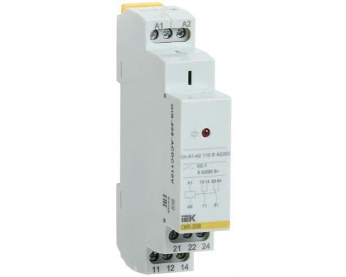 Реле промежуточное OIR 2 конт. (8А) 110В AC/DC ИЭК OIR-208-ACDC110V