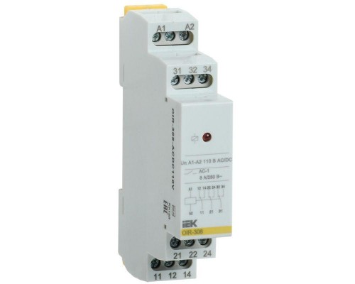 Реле промежуточное OIR 3 конт. (8А) 110В AC/DC ИЭК OIR-308-ACDC110V