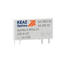 Реле промежуточное OptiRel G RP34-51-24D-6-CO-G КЭАЗ 281146