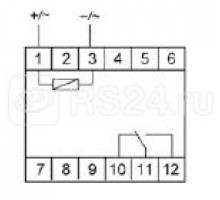 Реле промежуточное PK-1P/Un (монтаж на DIN-рейке 35мм 36В AC/DC 16А 1P IP20) F&F EA06.001.005