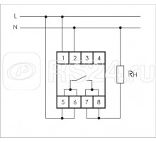 Реле промежуточное PK-1Z-30 (монтаж на DIN-рейке 35мм 12В DC 30А 1Z IP20) F&F EA06.001.018