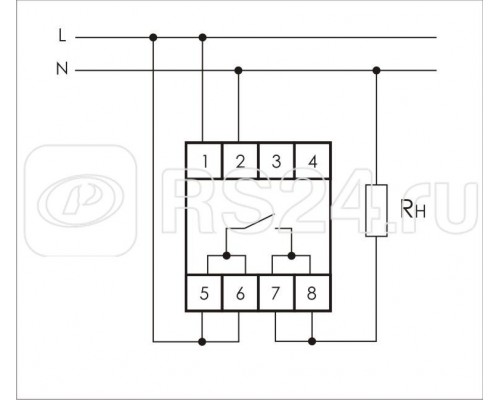 Реле промежуточное PK-1Z-30 (монтаж на DIN-рейке 35мм 12В DC 30А 1Z IP20) F&F EA06.001.018