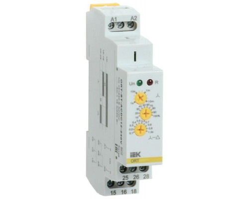 Реле пуска звезда-треугольник ORT 12-230В AC/DC ИЭК ORT-ST-ACDC12-240V
