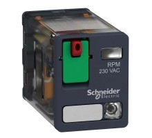 Реле силовое 2ПК 24В AC светодиод SchE RPM22B7