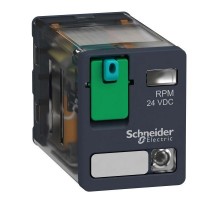 Реле силовое 2ПК 24В DC светодиод SchE RPM22BD