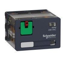 Реле силовое 4ПК 24В AC светодиод SchE RPM42B7