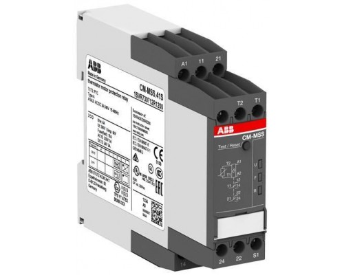 Реле термисторное защиты двиг. CM-MSS.12S питание 24В AC/DC 1ПК винтовые клеммы ABB 1SVR730700R0100