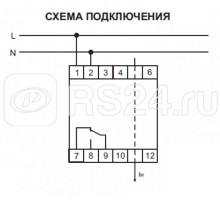 Реле тока EPP-618 (многофункциональное; диапазон контролируемых токов 0.5-50А (с внешними трансформаторами тока более до 999А); монтаж на DIN-рейке 35мм 150-250В AC 16А 1P IP20) F&F EA03.004.007