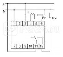 Реле тока PR-614 (для работы с внешним трансф. тока монтаж на DIN-рейке 35мм 230В AC 16А 1перекл. IP20) F&F EA03.003.005