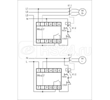 Реле тока PR-617-02 (диапазон 4-30А; с задержкой отключения; сквозной канал; монтаж на DIN-рейке 35мм 230В 16А 1Z IP20) F&F EA05.001.003