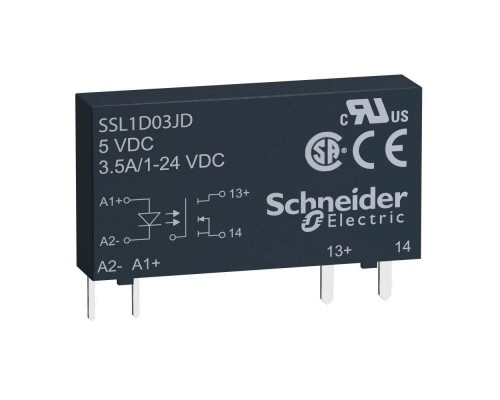 Реле твердотельное 1 фаза 35А 60В 24В SchE SSL1D03ND