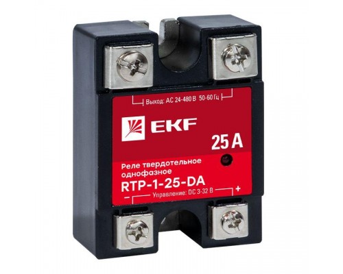 Реле твердотельное однофазное RTP-25-DA PROxima EKF rtp-1-25-da