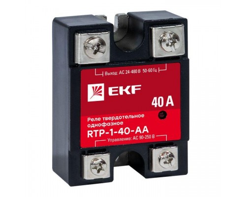 Реле твердотельное однофазное RTP-40-AA PROxima EKF rtp-1-40-aa