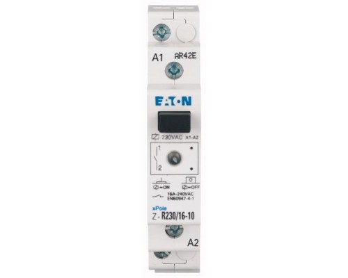 Реле установочное Z-R230/16-10 230В AC 1НО 16A EATON ICS-R16A230B100