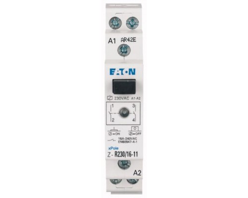 Реле установочное Z-R24/16-11 24В AC 1НО+1НЗ 16A EATON ICS-R16A024B110