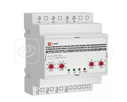 Реле выбора фаз РВФ-3 PROxima EKF RVF-3