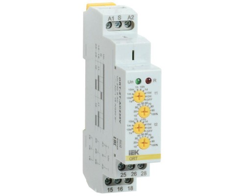 Реле времени ORT 2 конт. 2 уст. 230В AC ИЭК ORT-2T-AC230V