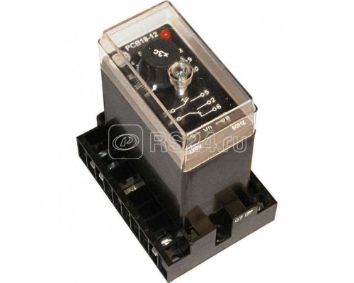 Реле времени РСВ-18-12 220В (1..10сек) 50Гц пер. прис. ВНИИР A8120-77130322