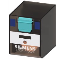 Реле втычное 3п контакта 24В DC 10А ширина 22.5мм Siemens LZX:PT370024