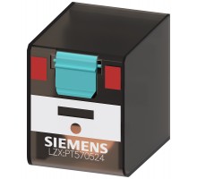 Реле втычное 4п контакта 24В AC 6А 22.5мм Siemens LZX:PT570524