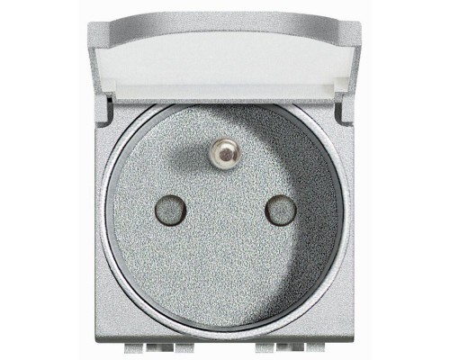Розетка 10А/16А 250В 2П+З с защ. крышкой Leg BTC NT4145
