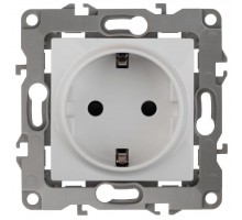 Розетка 12-2011-01 2P+E Schuko 16АХ-250В винт без монтаж. лапок бел. ЭРА Б0029234