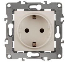 Розетка 12-2011-02 2P+E Schuko 16АХ-250В винт без монтаж. лапок сл. кость ЭРА Б0029235