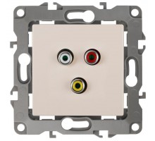 Розетка 12-3113-02 RCA сл. кость ЭРА Б0027472