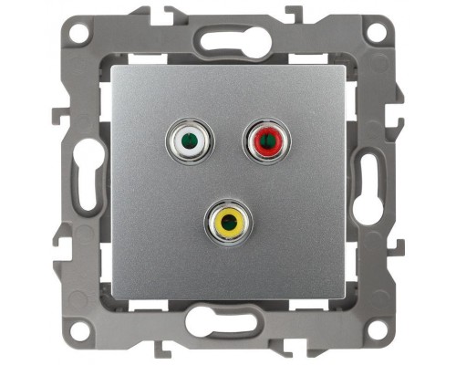 Розетка 12-3113-03 RCA алюм. ЭРА Б0027473
