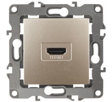Розетка 12-3114-04 HDMI шампань ЭРА Б0027484