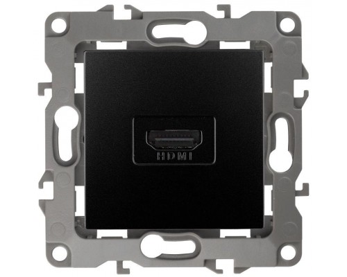 Розетка 12-3114-05 HDMI антрацит ЭРА Б0027485