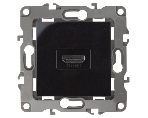 Розетка 12-3114-06 HDMI черн. ЭРА Б0027486