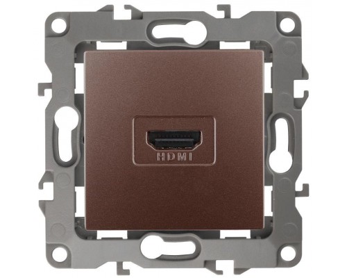 Розетка 12-3114-13 HDMI бронза ЭРА Б0027488