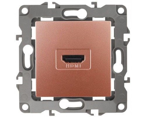 Розетка 12-3114-14 HDMI медь ЭРА Б0027489