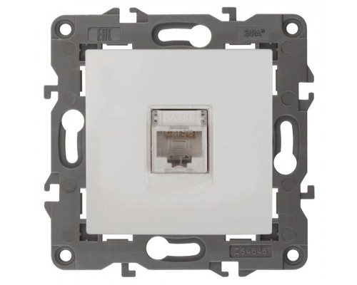 Розетка 14-3107-01 RJ45 Elegance бел. ЭРА Б0034302