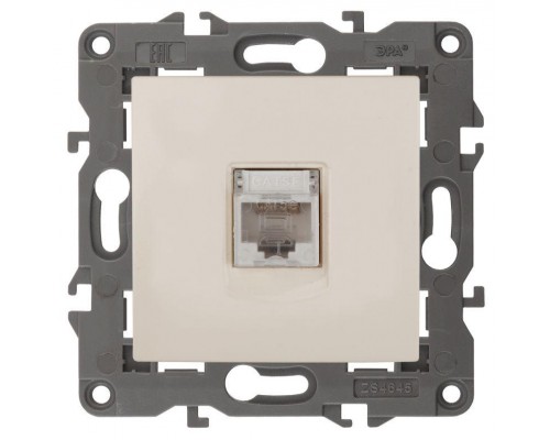 Розетка 14-3107-02 RJ45 Elegance сл. кость ЭРА Б0034303