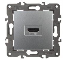 Розетка 14-3114-03 HDMI Elegance алюм. ЭРА Б0034334