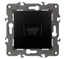 Розетка 14-3114-05 HDMI Elegance антрацит ЭРА Б0034336