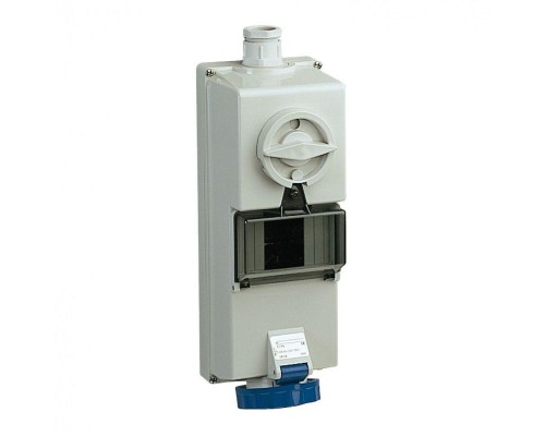 Розетка  16А 2P-E 200-250В без защ. IP65 SchE 82754