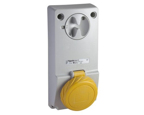 Розетка 16А 3P 110В 4ч IP65 SchE 82078
