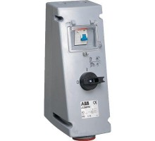 Розетка 16А 3P+N+E выкл. в боксе IP44 ABB 2CMA167772R1000