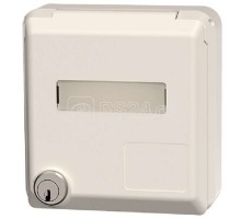 Розетка 16А 3п 6ч 230В IP44 CEPEX для кабель-каналов и питающих постов с марк. площадкой и замком бел. Mennekes 4172