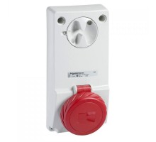 Розетка 16А 4P 400В 6ч IP65 SchE 82085